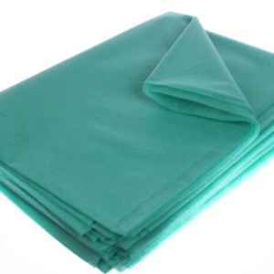 Prześcieradło j.u. włóknina 35g 80x220cm podfoliowane zielone